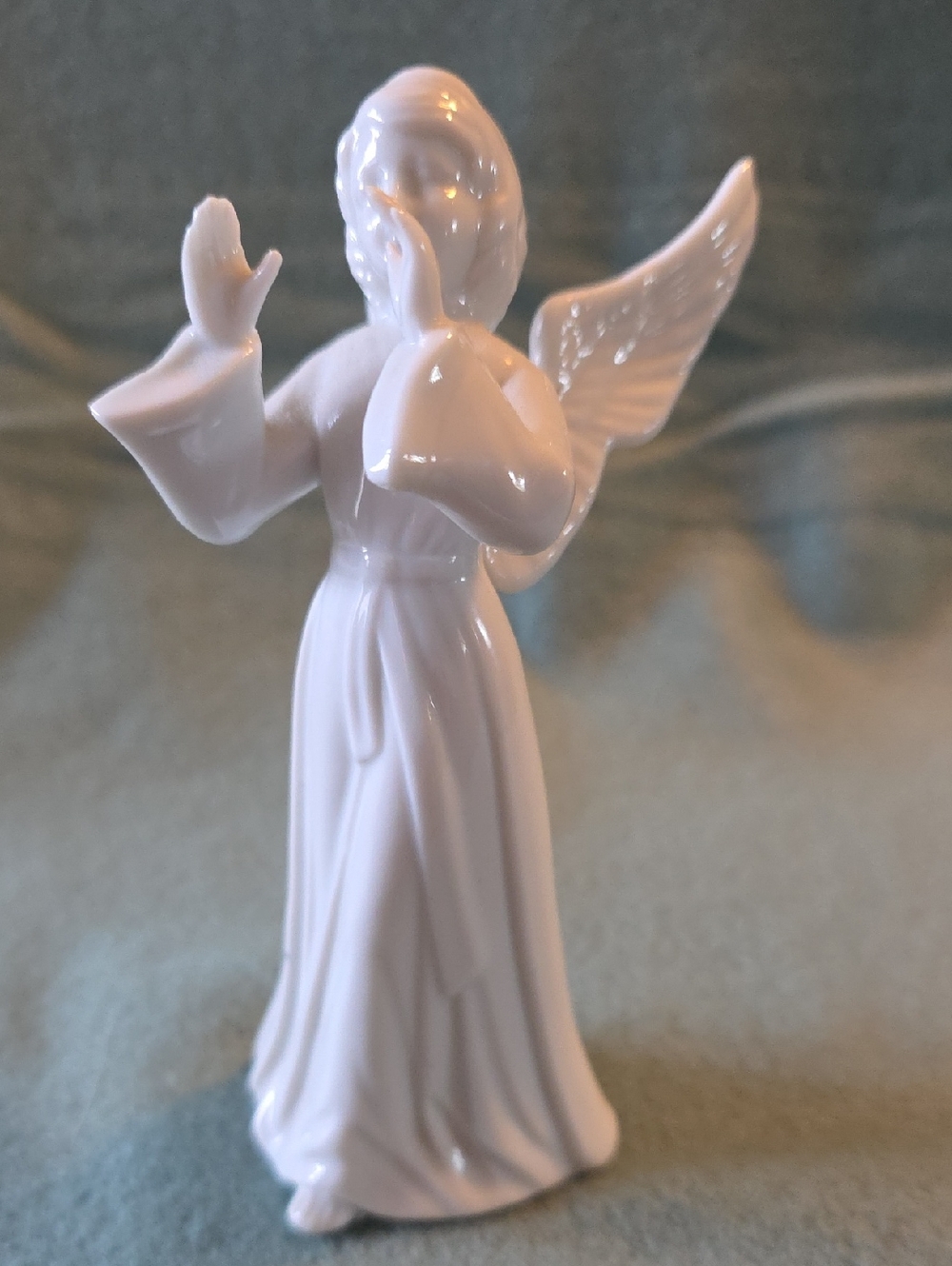 White Porcelain Angel Figurine
